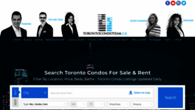 What Torontocondoteam.ca website looked like in 2022 (2 years ago)