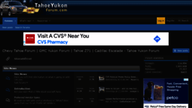 What Tahoeyukonforum.com website looked like in 2022 (3 years ago)