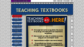 What Teachingtextbooks.com website looked like in 2022 (2 years ago)
