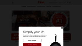 What Tefal.com website looked like in 2022 (2 years ago)