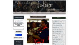 What Thereligionofpeace.com website looked like in 2022 (2 years ago)