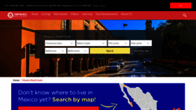 What Topmexicorealestate.com website looked like in 2022 (2 years ago)