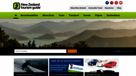 What Tourism.net.nz website looked like in 2022 (2 years ago)