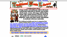 What Traditionalmusic.co.uk website looked like in 2022 (2 years ago)