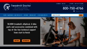 What Treadmilldoctor.com website looked like in 2022 (2 years ago)