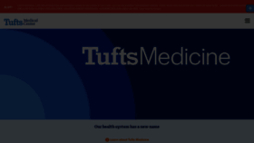 What Tuftsmedicalcenter.org website looked like in 2022 (2 years ago)