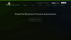 What Thinkautomation.com website looked like in 2022 (2 years ago)