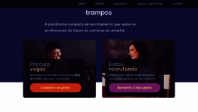 What Trampos.co website looked like in 2022 (2 years ago)