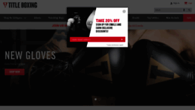What Titleboxing.com website looked like in 2022 (2 years ago)