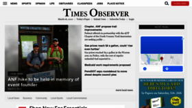 What Timesobserver.com website looked like in 2022 (2 years ago)