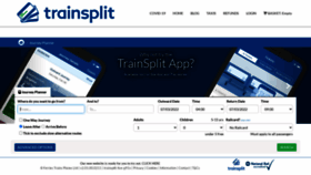 What Trainsplit.com website looked like in 2022 (2 years ago)