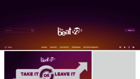 What Thebeat925.ca website looked like in 2022 (2 years ago)