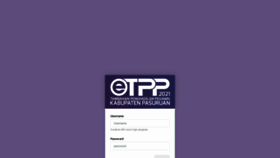 What Tpp.pasuruankab.go.id website looked like in 2022 (2 years ago)