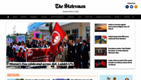 What Thestatesman.com website looked like in 2022 (2 years ago)