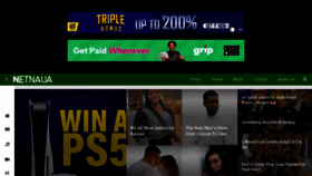 What Thenetnaija.co website looked like in 2022 (3 years ago)