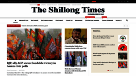 What Theshillongtimes.com website looked like in 2022 (2 years ago)