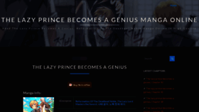 What Thelazyprince.com website looked like in 2022 (2 years ago)
