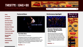 What Theatreinchicago.com website looked like in 2022 (2 years ago)