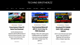 What Technobrotherzz.in website looked like in 2022 (2 years ago)