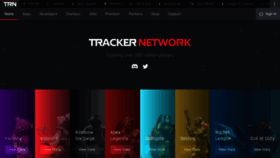 What Tracker.gg website looked like in 2022 (2 years ago)