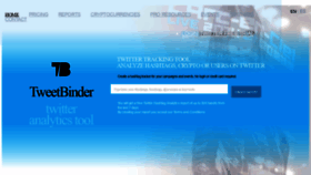 What Tweetbinder.com website looked like in 2022 (2 years ago)