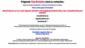 What Travelshop.de website looked like in 2022 (2 years ago)