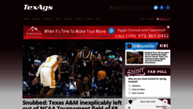 What Texags.com website looked like in 2022 (2 years ago)