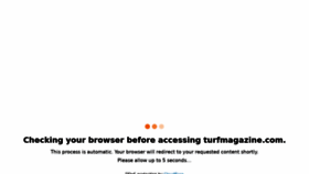 What Turfmagazine.com website looked like in 2022 (2 years ago)