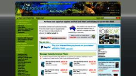 What Theaquariumshop.com.au website looked like in 2022 (2 years ago)