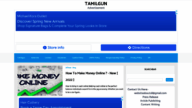 What Tamilgun.uno website looked like in 2022 (2 years ago)
