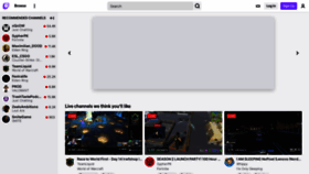 What Twitch.com website looked like in 2022 (2 years ago)