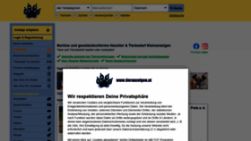 What Tieranzeigen.at website looked like in 2022 (2 years ago)