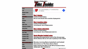 What Tiderinsider.com website looked like in 2022 (2 years ago)