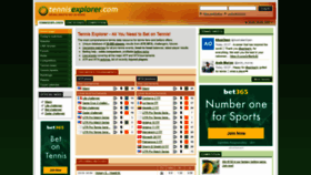 What Tennisexplorer.com website looked like in 2022 (2 years ago)
