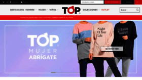 What Topwear.cl website looked like in 2022 (2 years ago)
