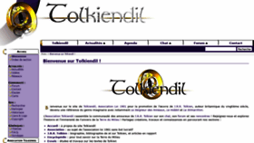 What Tolkiendil.com website looked like in 2022 (2 years ago)