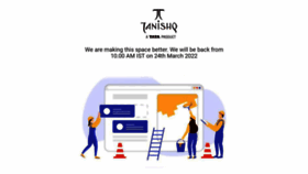 What Tanishq.co.in website looked like in 2022 (2 years ago)