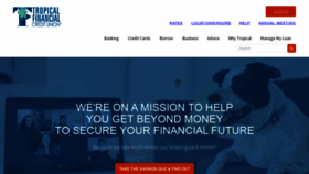 What Tropicalfcu.com website looked like in 2022 (2 years ago)