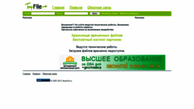 What Tempfile.ru website looked like in 2022 (2 years ago)