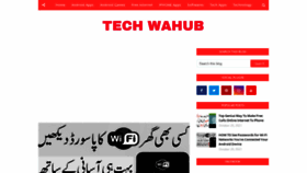 What Techwahub.com website looked like in 2022 (2 years ago)