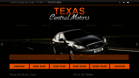 What Texascentralmotors.com website looked like in 2022 (2 years ago)