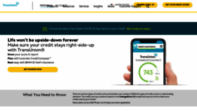 What Transunion.com website looked like in 2022 (2 years ago)