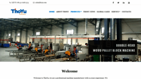 What Thoyu.com website looked like in 2022 (3 years ago)