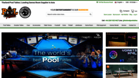What Thailandpooltables.com website looked like in 2022 (2 years ago)