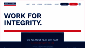 What Truethevote.org website looked like in 2022 (2 years ago)