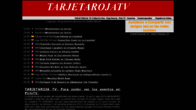 What Tarjetarojatv.com.mx website looked like in 2022 (2 years ago)