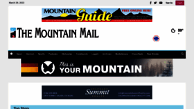 What Themountainmail.com website looked like in 2022 (2 years ago)
