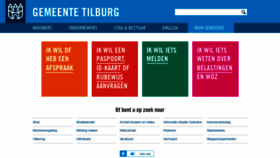 What Tilburg.nl website looked like in 2022 (2 years ago)
