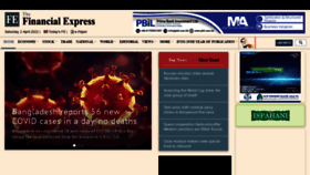 What Thefinancialexpress-bd.com website looked like in 2022 (2 years ago)