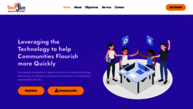 What Techjain.com website looked like in 2022 (2 years ago)